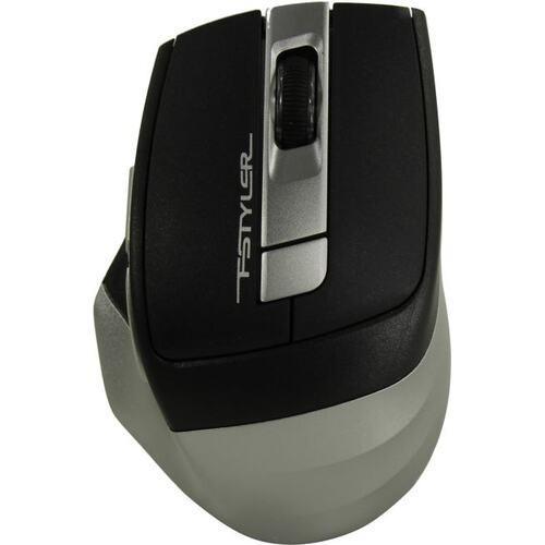 Манипулятор A4Tech FSTYLER Wireless&Bluetooth Optical Mouse FB35 Smoky Grey (RTL) USB 6btn+Roll - фото 1 - id-p222074228