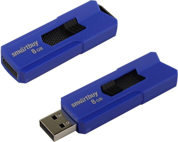 Накопитель SmartBuy SB8GBST-B USB2.0 Flash Drive 8Gb (RTL) - фото 1 - id-p222073615