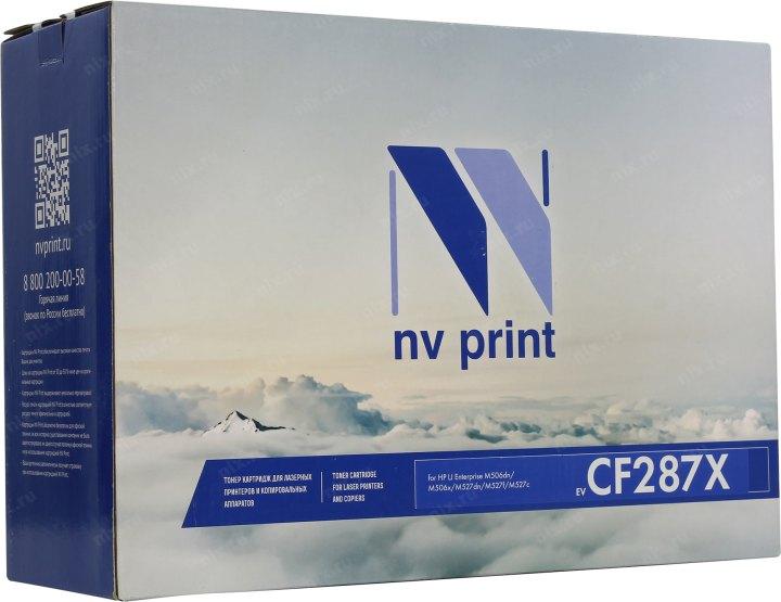 Картридж NV-Print аналог CF287X для LJ Enterprise M506 MFP M527 - фото 1 - id-p222074289