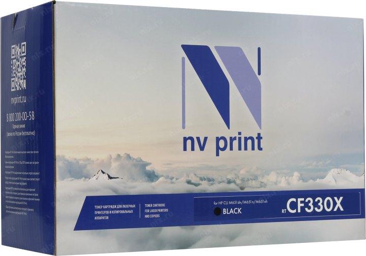 Картридж NV-Print аналог CF330X Black для LJ Enterprise M651 - фото 1 - id-p222074309