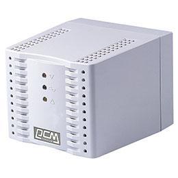 Стабилизаторы напряжения электрического тока Powercom Voltage Regulator, 3000VA, White, Schuko (304923)