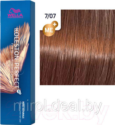 Крем-краска для волос Wella Professionals Koleston Perfect ME+ 7/07 - фото 1 - id-p222076331