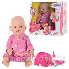 Кукла пупс Беби дол Baby Doll аналог Baby Born 9 функций 058-8 купить в Минске