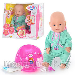 Кукла пупс Беби дол Baby Doll аналог Baby Born 9 функций 058-4 купить в Минске