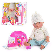 Кукла пупс Беби дол Baby Doll аналог Baby Born 9 функций 058-1 купить в Минске