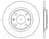 Тормозной диск Stellox 60201925SX