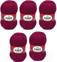 Набор пряжи для вязания Nako Nakolen 49% шерсть, 51% акрил / 3630