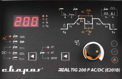 Инвертор сварочный Сварог TIG 200 P AC/DC REAL E201B - фото 3 - id-p221792446
