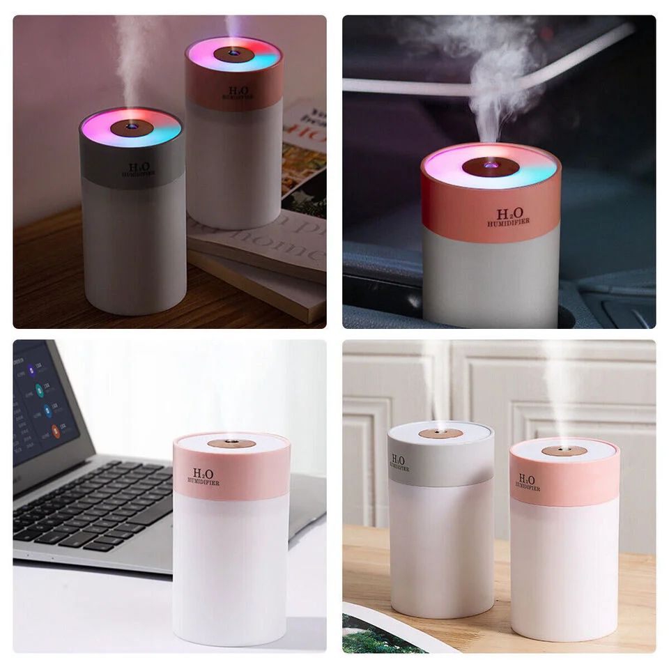 Увлажнитель аромадиффузор-ночник воздуха H2O humidifier - фото 3 - id-p222118931