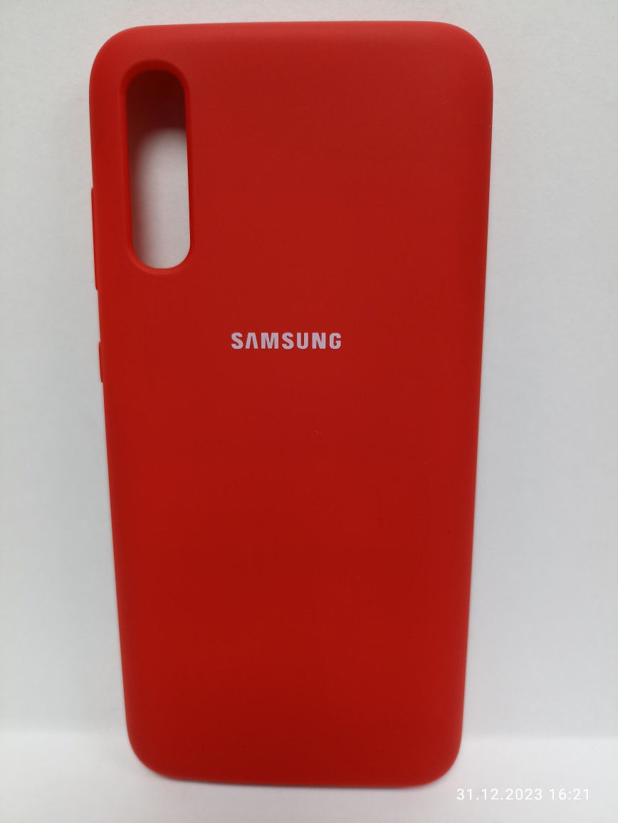 Чехол Samsung A70 Soft Touch красный - фото 1 - id-p222131527