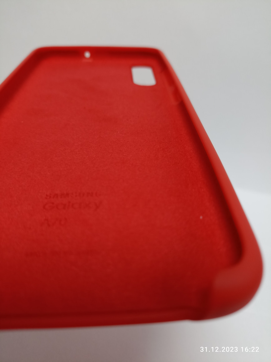 Чехол Samsung A70 Soft Touch красный - фото 2 - id-p222131527