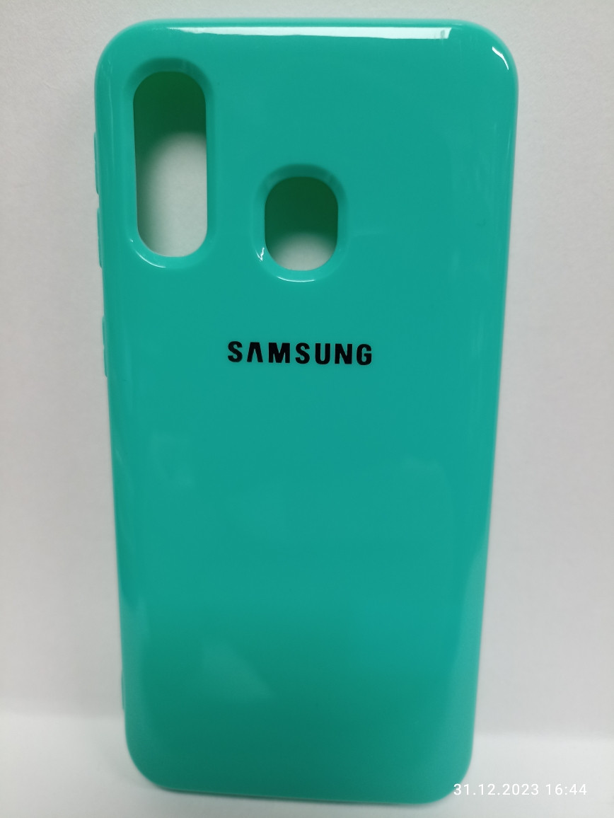 Чехол Samsung A40 Geely ультратонкий силиконовый черный - фото 2 - id-p222131530