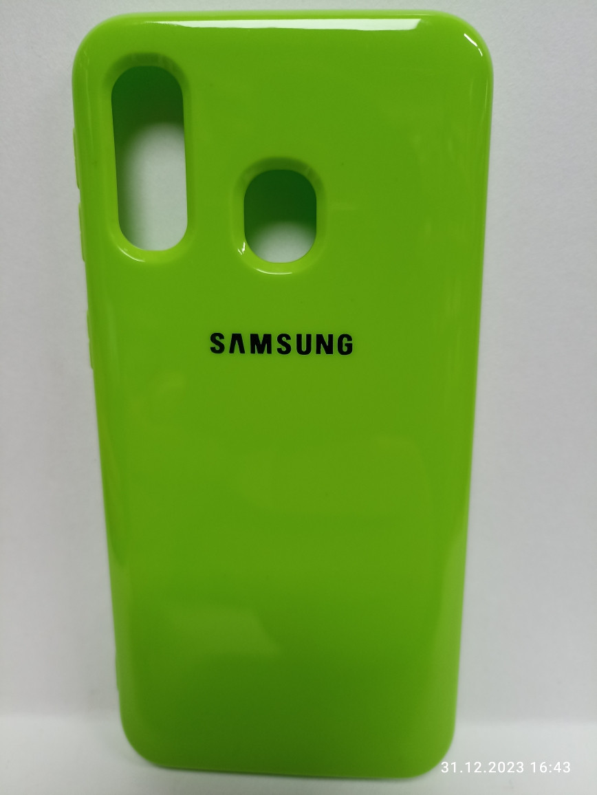 Чехол Samsung A40 Geely ультратонкий силиконовый черный - фото 5 - id-p222131530