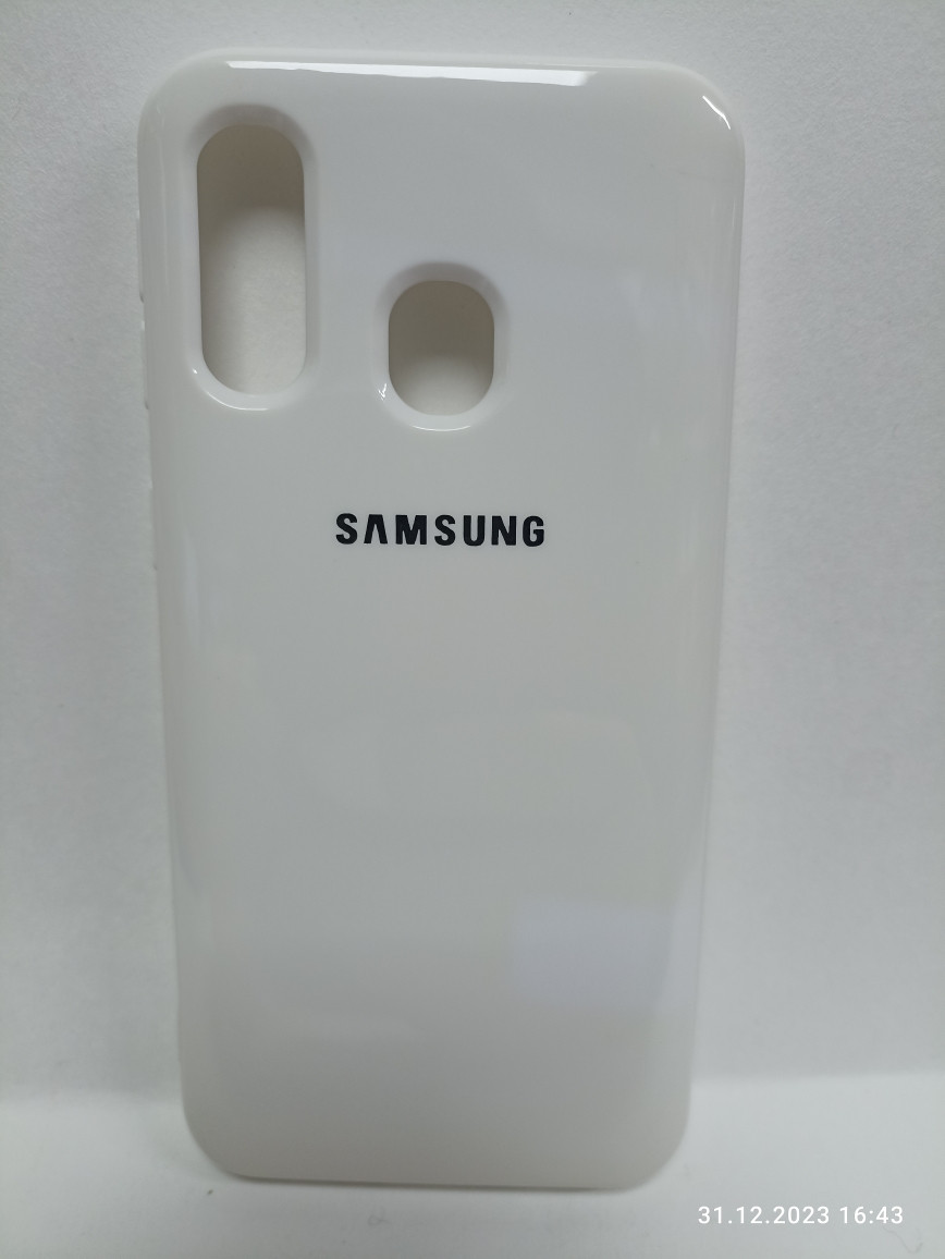 Чехол Samsung A40 Geely ультратонкий силиконовый черный - фото 8 - id-p222131530