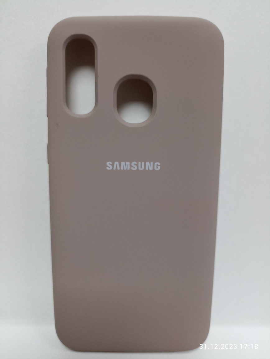 Чехол Samsung A40 soft touch розовый - фото 9 - id-p222131543