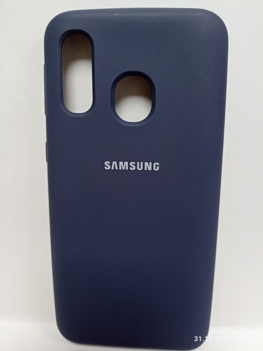 Чехол Samsung A40 soft touch фиолетовый - фото 2 - id-p222131542