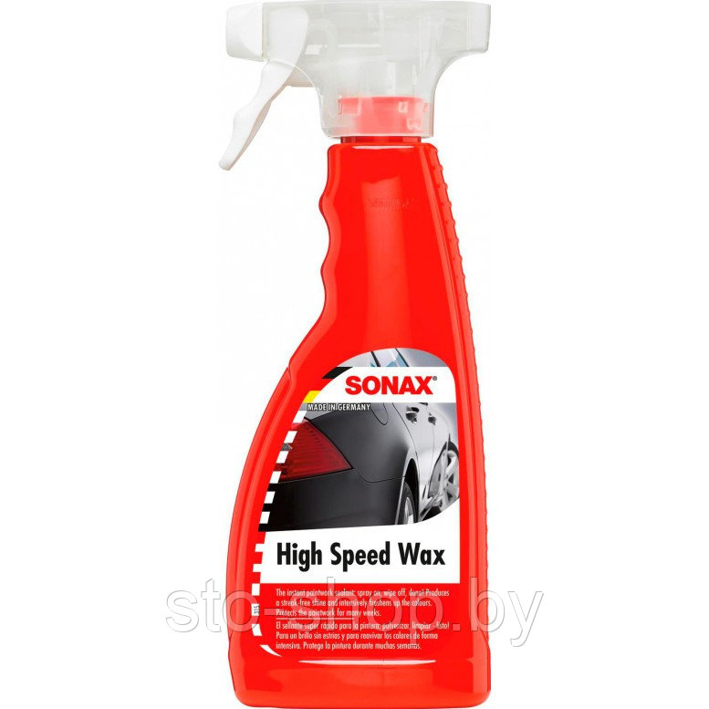 Жидкий воск карнауба 500мл Sonax 288 200 High Speed Wax Carnauba - фото 3 - id-p32044542