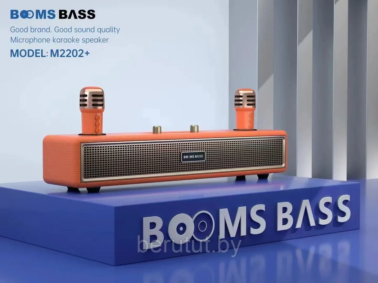 Караоке система для дома BOOMSBASS M2202+ с 2 микрофонами (ID#222134121),  цена: 200 руб., купить на Deal.by