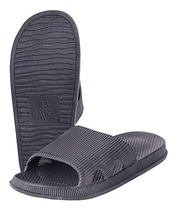 Тапочки СИРИУС-ФОТОН из вспененного ПВХ, темно-серые, фото 2