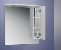 Шкаф с зеркалом для ванной Belux Адажио В80Ш - фото 3 - id-p222145050