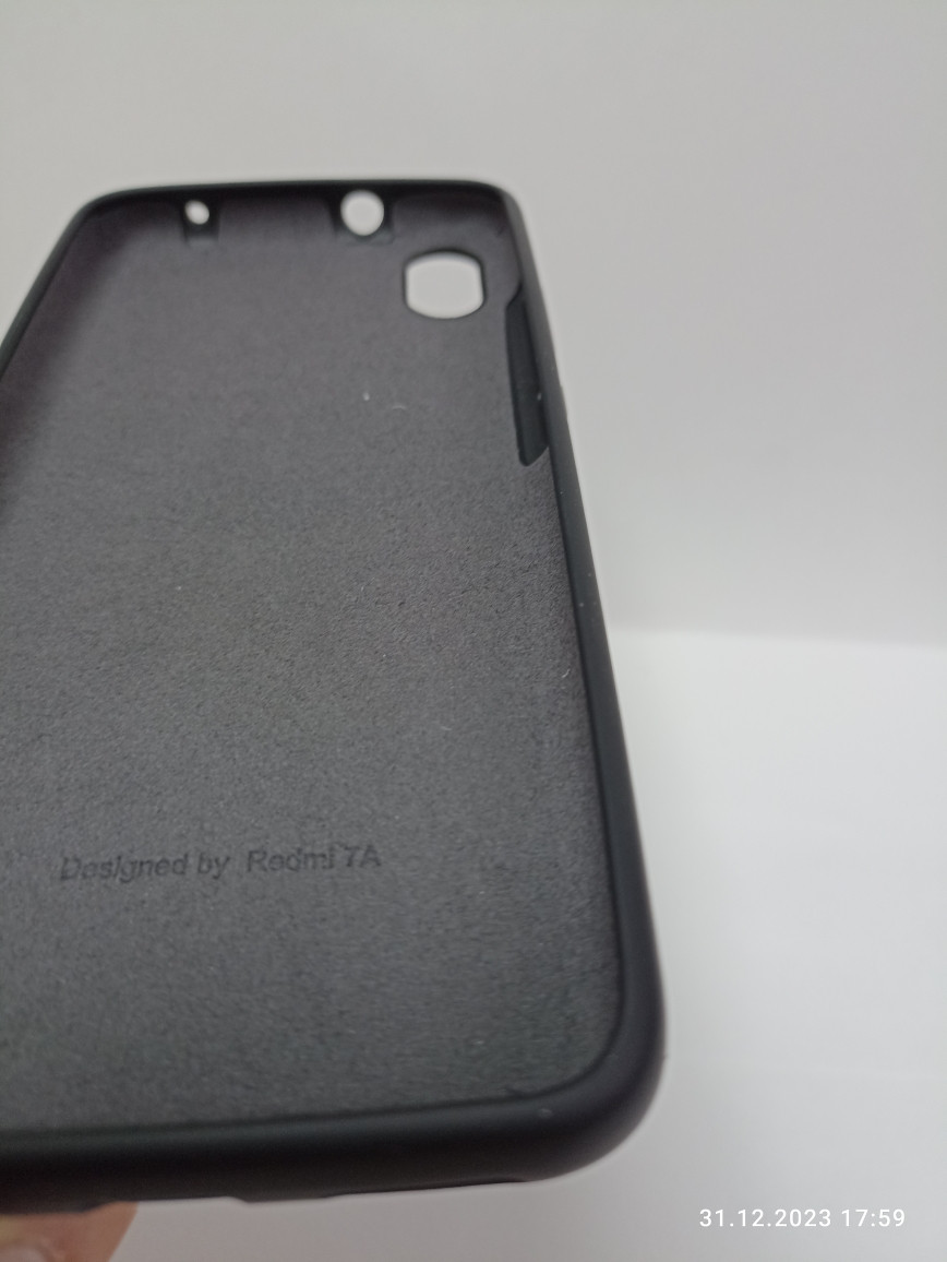 Чехол Xiaomi Redmi 7A soft touch черный - фото 2 - id-p222147937