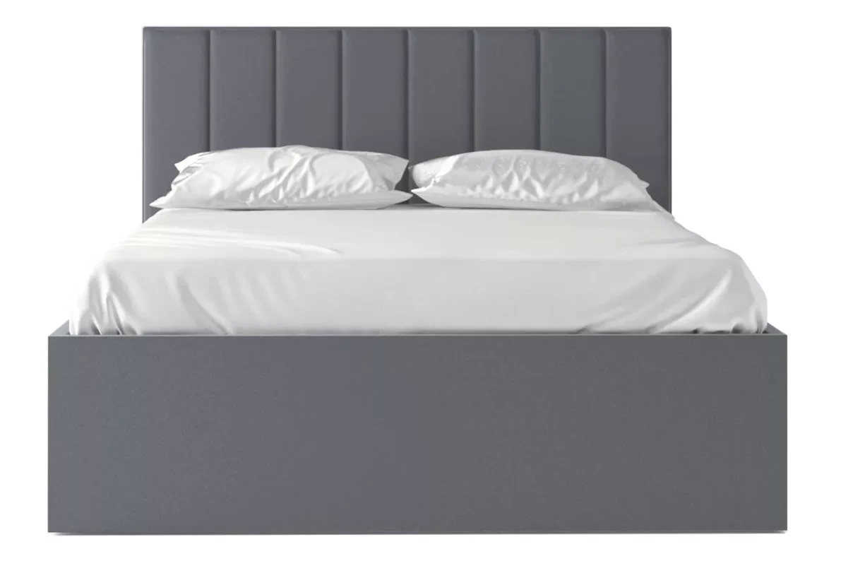 Кровать Аврора 1.4 ПМ - Серый (Столлайн) - фото 2 - id-p222151508