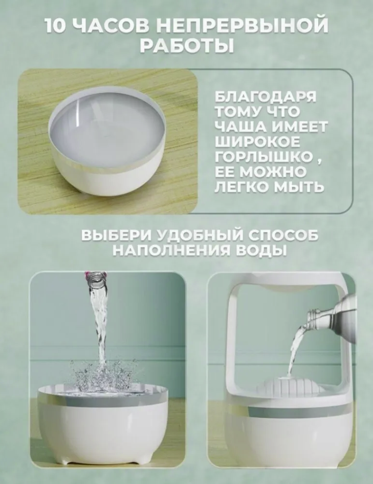 Аромадиффузор - ночник с антигравитационным эффектом Anti-gravity Water Drop Humidifier HJF-01 500 ml - фото 6 - id-p222151831