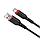 USB дата-кабель Hoco X59 USB - Type-C (1 м, 3A,нейлон) цвет: черный, фото 2