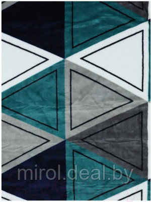 Плед TexRepublic Absolute flannel Треугольники Фланель 200x220 / 36917 - фото 2 - id-p222153492