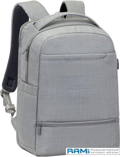 Городской рюкзак Rivacase Biscayne 8363 (серый) - фото 1 - id-p222166363