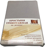 Простыня AlViTek Трикотажная на резинке 200x200 / ПМТР-СЕР-200