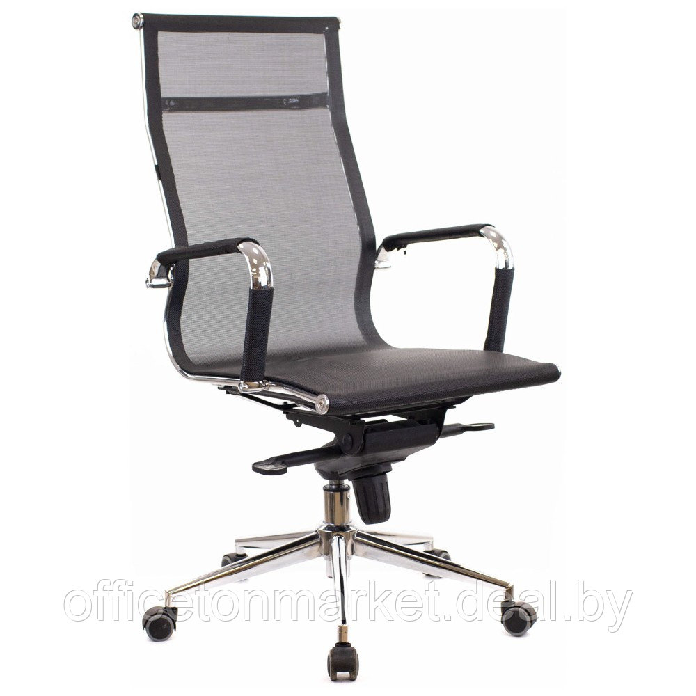 Кресло для руководителя EVERPROF "Opera M", сетка, металл, черный - фото 1 - id-p222166250