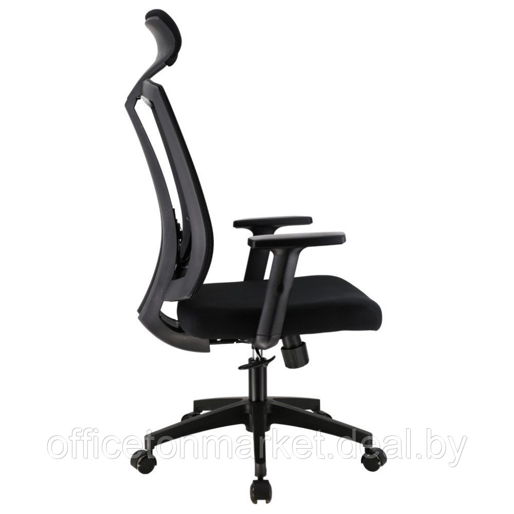 Кресло для руководителя EVERPROF "Grant", сетчатая ткань, пластик, черный - фото 3 - id-p222166257