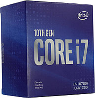 Процессор CPU Intel Core i7-10700F BOX 2.9 GHz/8core/2+16Mb/65W/8 GT/s LGA1200