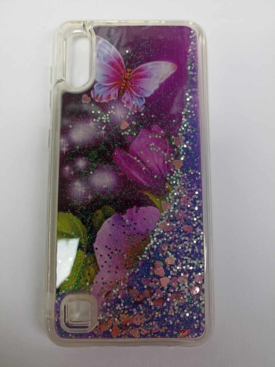 Чехол Samsung A10 с переливашками бабочки - фото 4 - id-p222167571