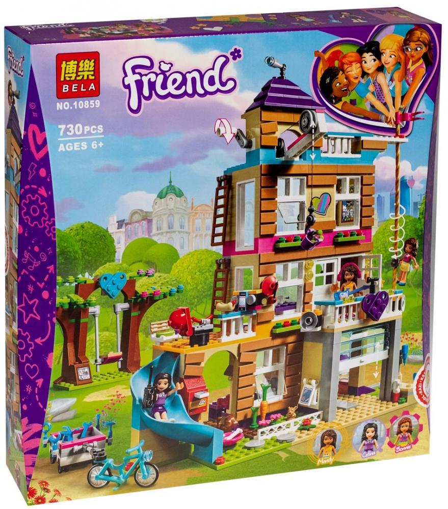 Конструктор Lele 37077 The Girl Дом Дружбы (Lego Friends 41340) Bela 10859 Дом дружбы