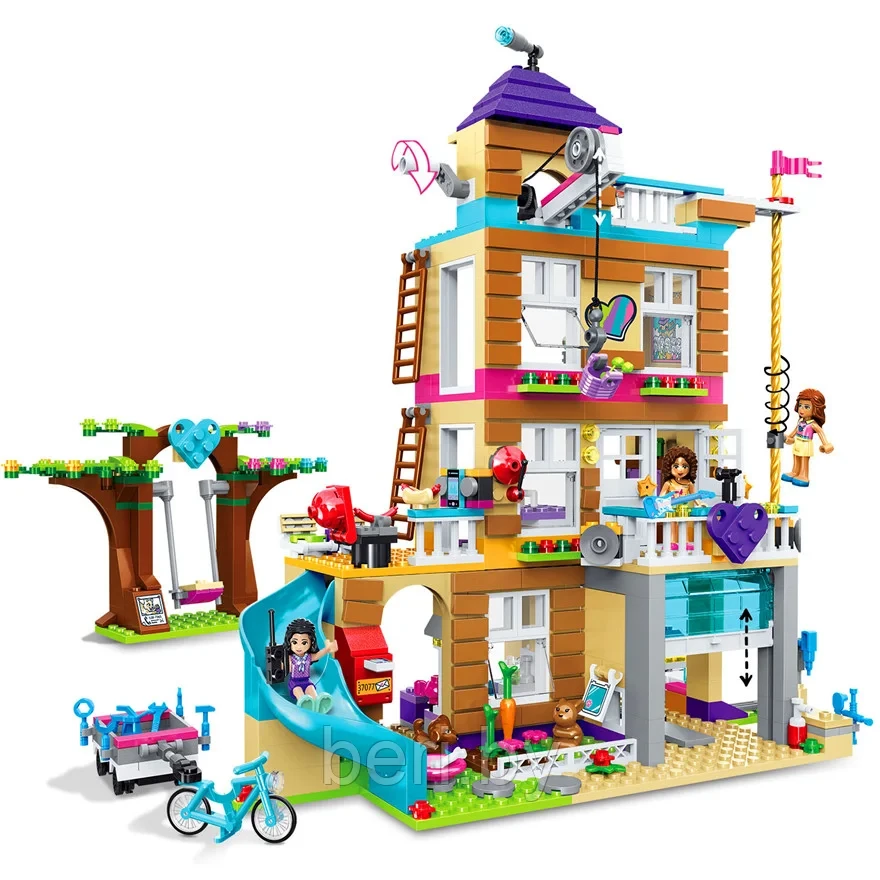 Конструктор 3012 Lele 37077 The Girl Дом Дружбы (Lego Friends 41340) Bela 10859 Дом дружбы - фото 5 - id-p222170865