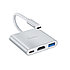 Переходник конвертер HOCO HB14 Type-C -> USB3.0 + HDMI + Type-C, фото 3