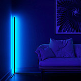Напольный светильник ночник RGB с пультом ДУ лампа напольная светодиодная 125 см, фото 3