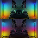 Напольный светильник ночник RGB с пультом ДУ лампа напольная светодиодная 125 см, фото 7