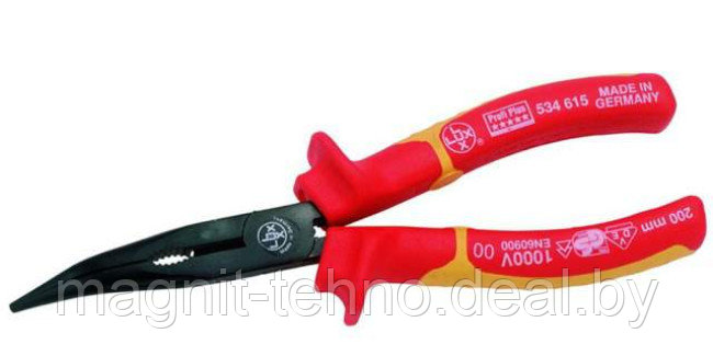 Длинногубцы с режущими кромками LUX-TOOLS VDE 200 мм (534 615) - фото 1 - id-p222179652