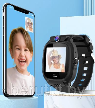 Смарт часы, умные детские с GPS Wi-Fi с камерой и SIM картой черные Smart Baby Watch Y36 - фото 7 - id-p222180038
