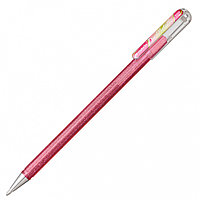 Ручка гелевая "Dual Metallic", 1.0 мм, светло-розовый, стерж. светло-розовый