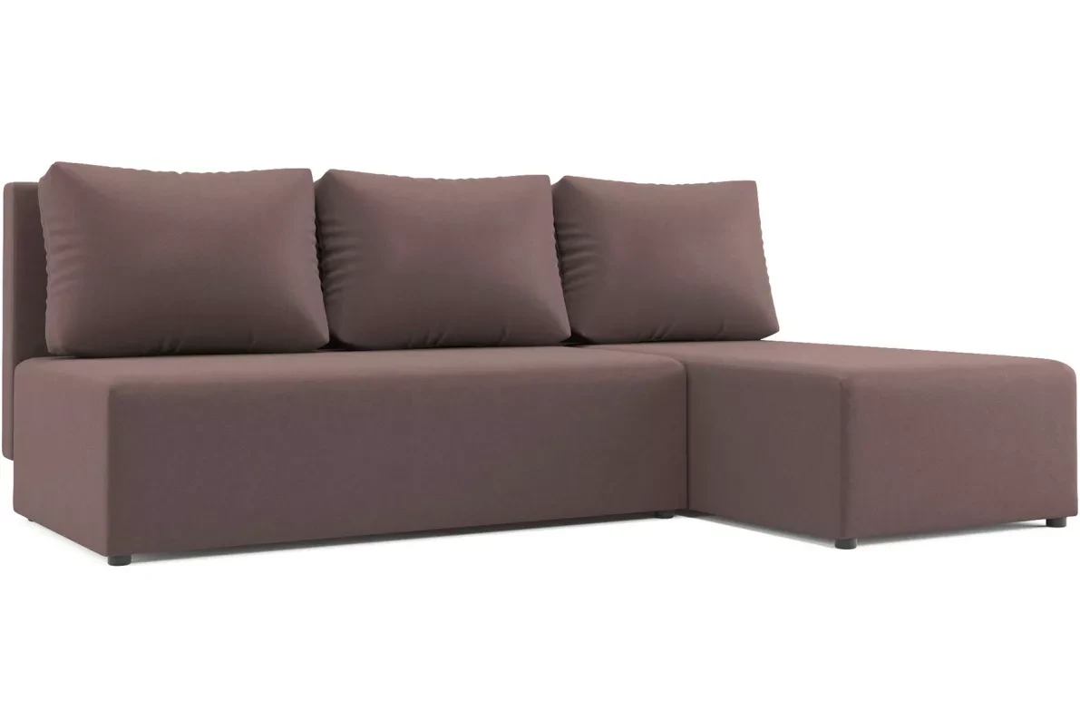 Угловой диван Комо коричневый - фото 1 - id-p118746032