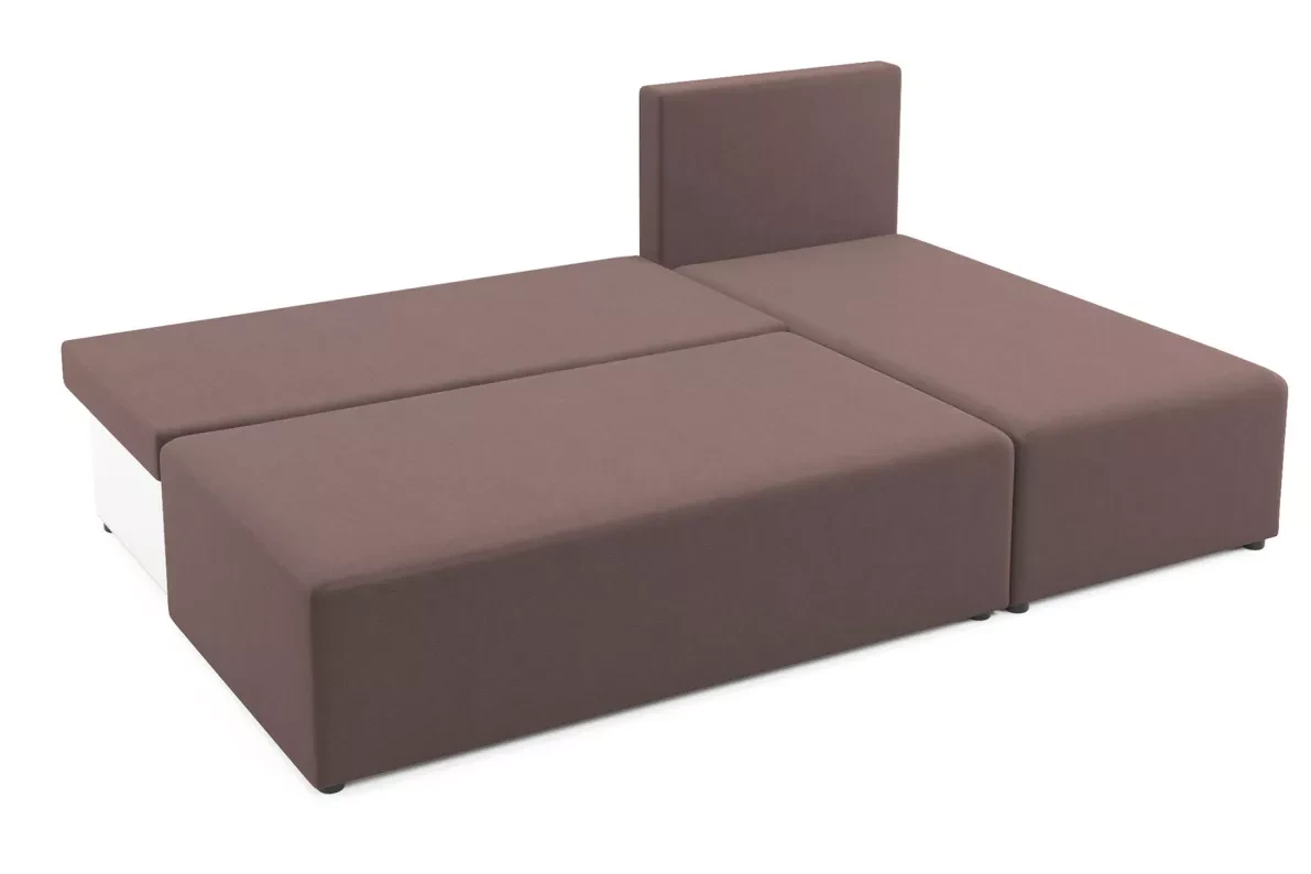Угловой диван Комо коричневый - фото 4 - id-p118746032