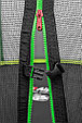Батут Alpin 2.52 м с защитной сеткой и лестницей, фото 4
