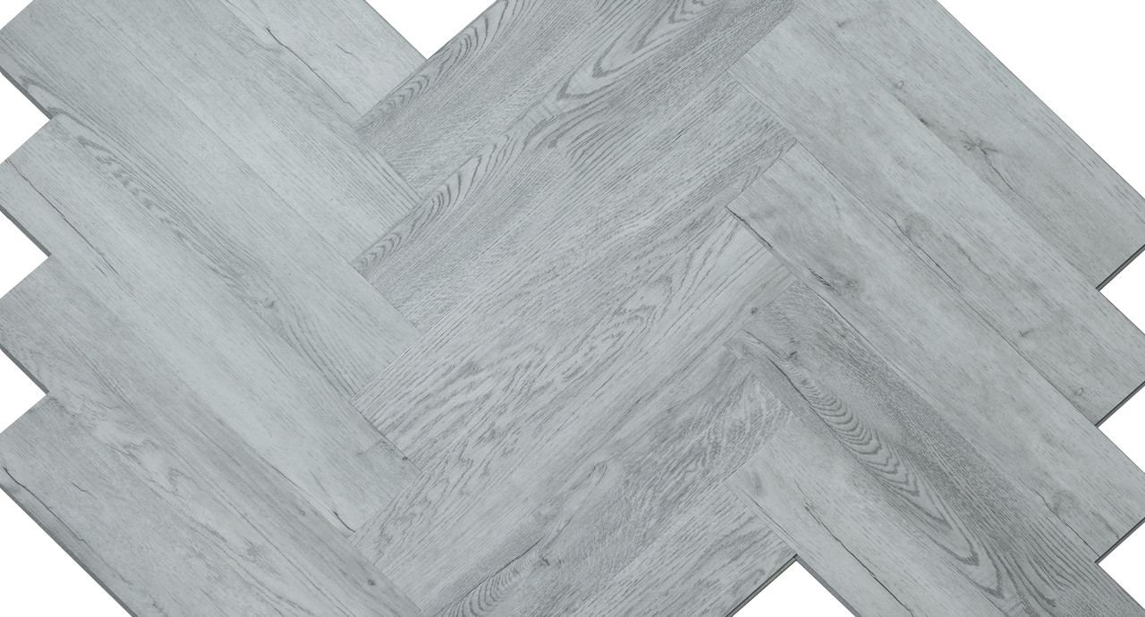Виниловое напольное покрытие CM Floor Parkett SPC 01 Дуб Серый - фото 2 - id-p222180935