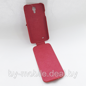 Чехол флип Hoco для Samsung Galaxy S4 (I9500) розовый
