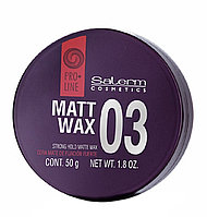 Salerm Матовый воск сильной фиксации 03 Matt Wax, 50 г