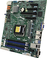 Мат. плата SuperMicro X12STL-F (OEM) LGA1200 C252 PCI-E SVGA 2xGbLAN SATA RAID MicroATX 4DDR4